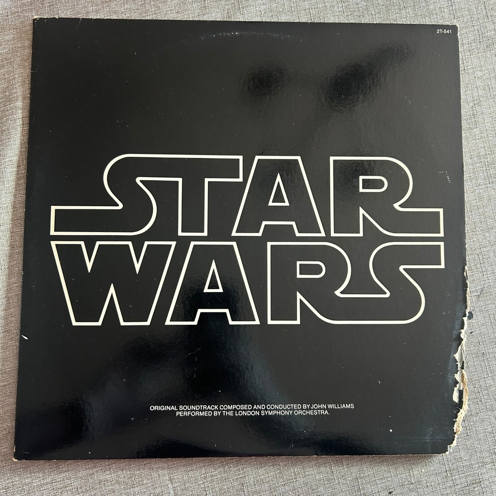20th Century Star Wars Soundtrack Vinyl LP John Williams 2T-541 1977 Fair 2xLP